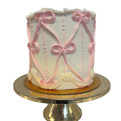 🎀 NEW Ribbons and Bows Cake 6” triple layer serves 20
