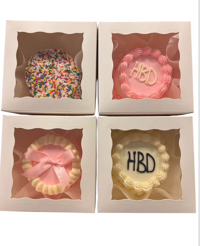 🎀 4” single layer BENTO Cake
