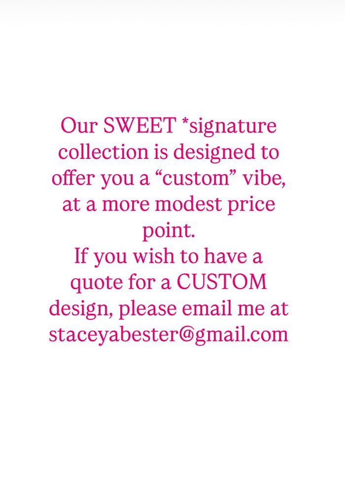 CUSTOM ORDER INQUIRIES