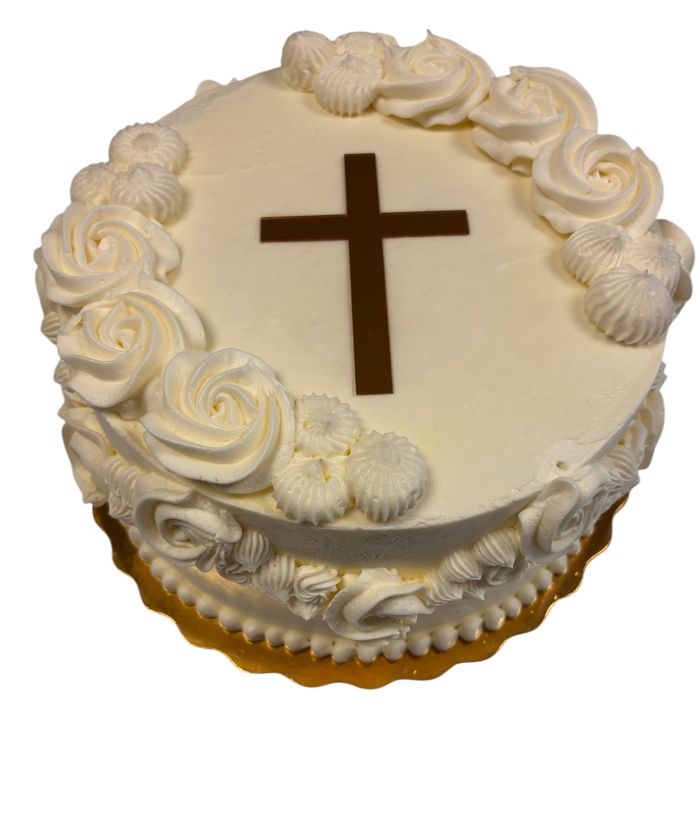 🩷NEW Lambeth 8” dbl layer Religious Cake serves up to 20