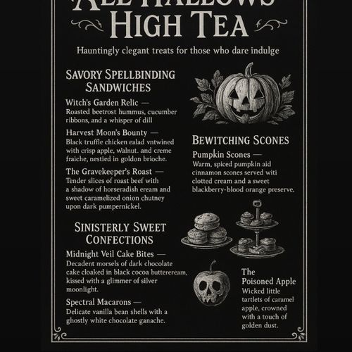 ENCHANTED HALLOWS HIGH TEA BOX : FRIDAY OCTOBER 24th PICKUP