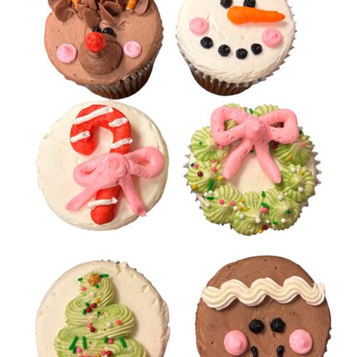 🌲 HOLIDAY FESTIVE ASSORTED CUOCAKES