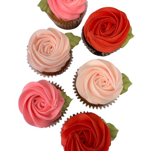 ❤️ VALENTINE Roses Cupcakes
