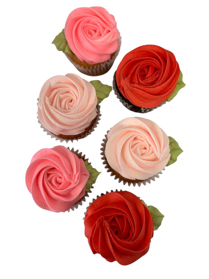 ❤️ VALENTINE Roses Cupcakes