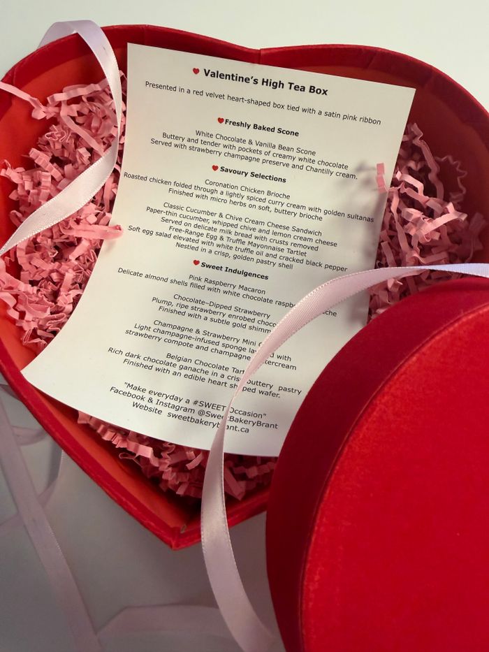 ❤️ VALENTINE HIGH TEA BOX