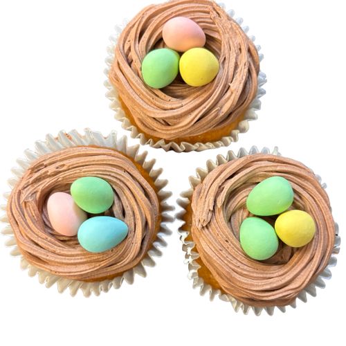 🐣 EASTER NEST CUPCAKES