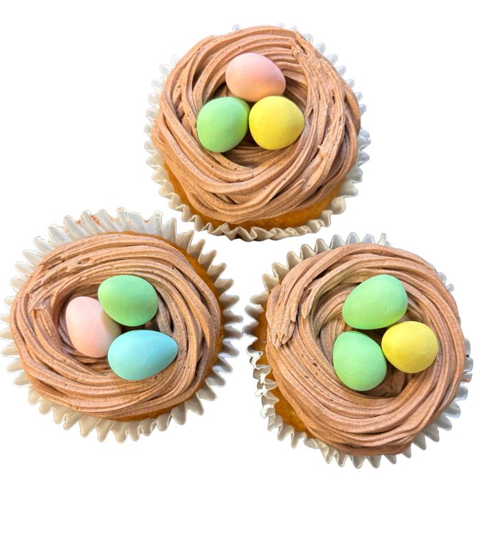 🐣 EASTER NEST CUPCAKES