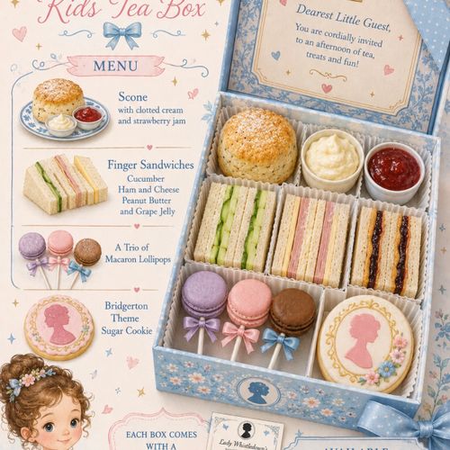 🎀 BRIDGERTON KIDS TEA BOX 🎀 PICKUPS ON JULY 24-25 & AUG 14-15 ONLY