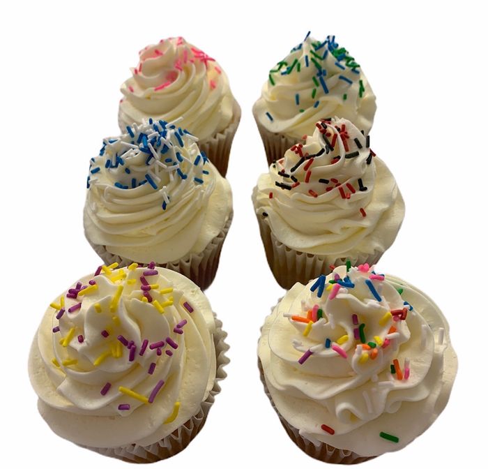 Sprinkle Cupcakes 6 Packs