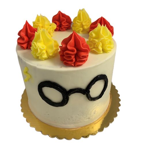 Harry Potter Butter Beer Cake 6-Inch double layer serves 15