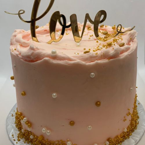 POP the Cork Champagne Cake 6-Inch Double Layer (serves 12-15)