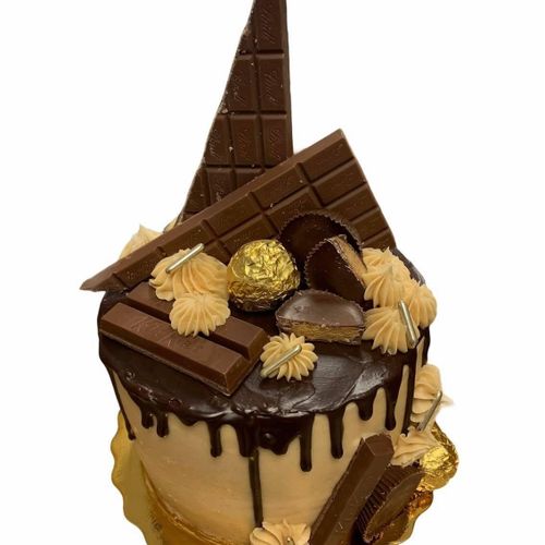 Chocolate PB Drip Cake 6-Inch double layer serves 12-15