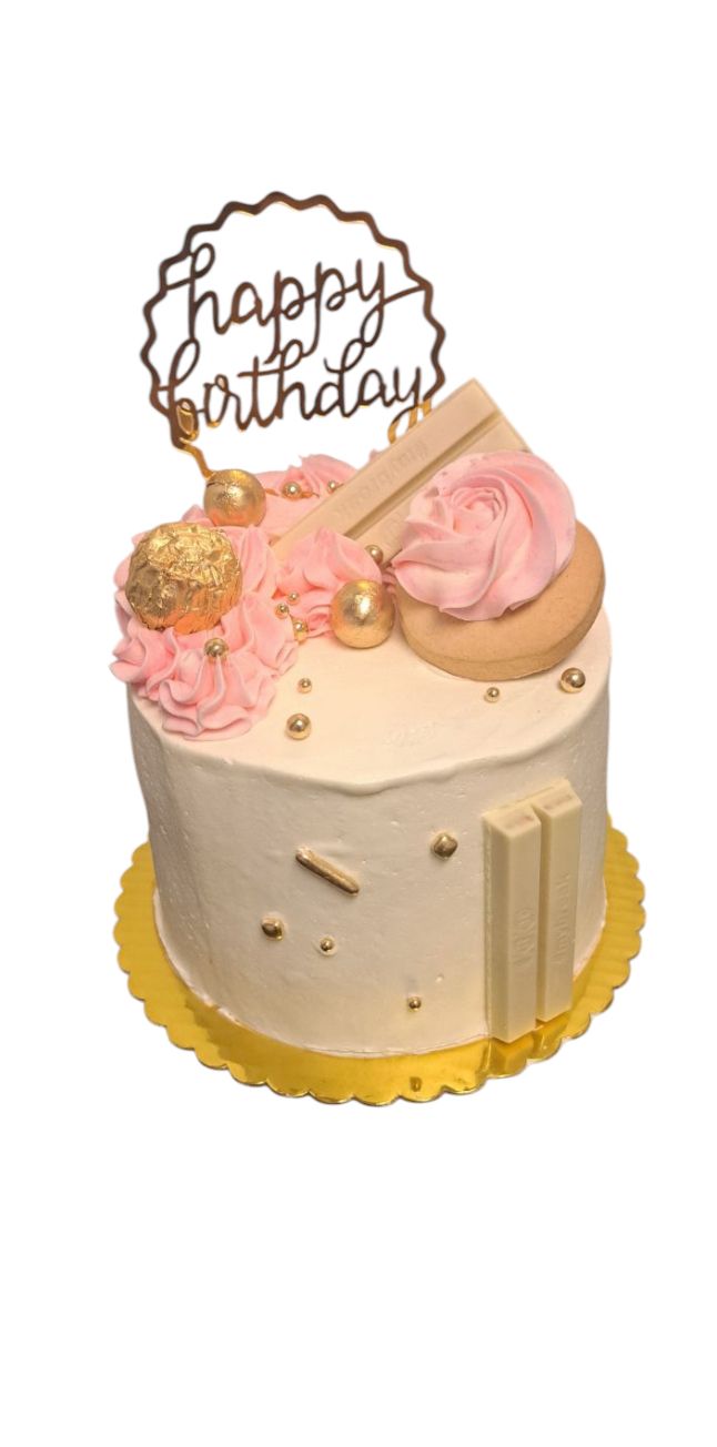 Pretty in PINK Drip Cake 6-Inch dbl layer serves 12-15