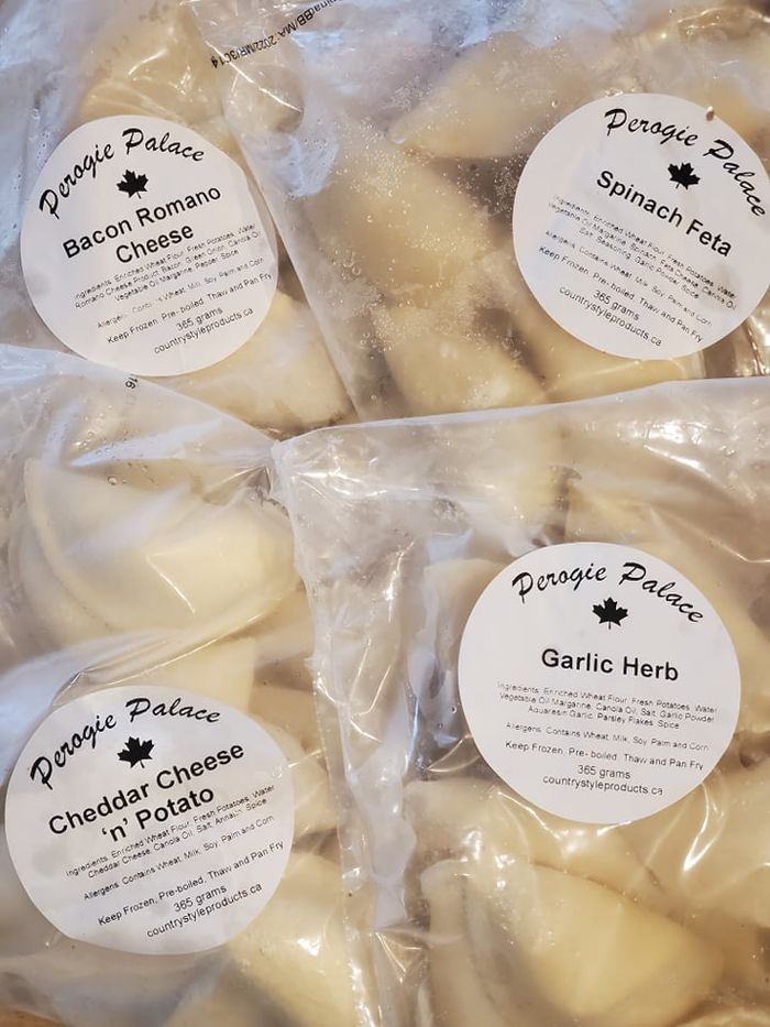 Local made Perogies