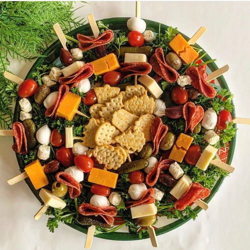 Holiday Wreath w skewers