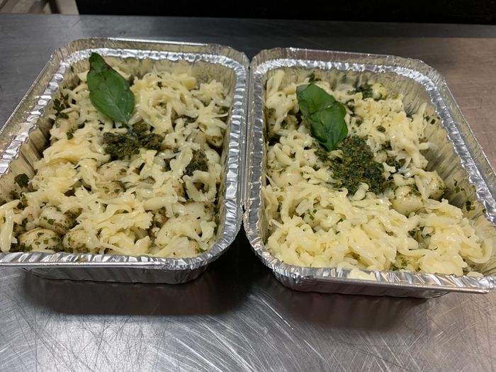 Fresh Gluten Free Gnocchi: Pesto