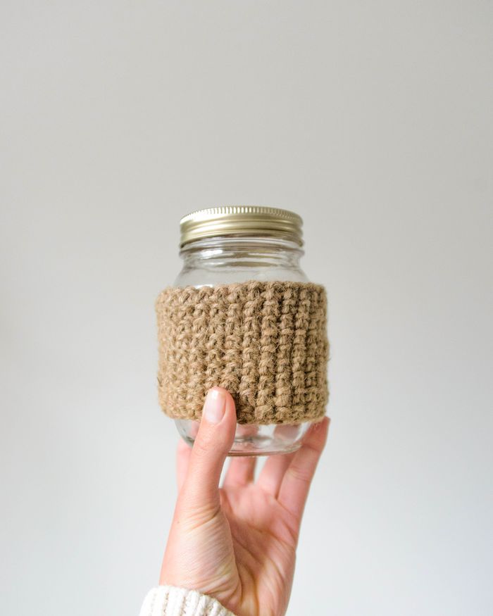 Drink Cozy in Eco-Friendly Jute Twine