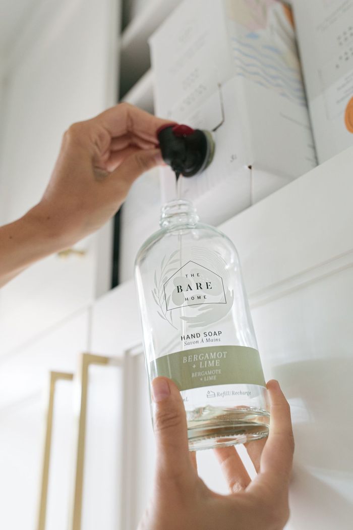Hand Soap - Bergamot & Lime (500mL in a mason jar)