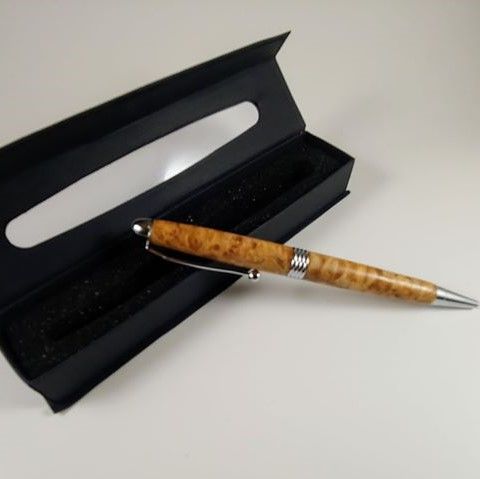 Maple Burl Twist Pen